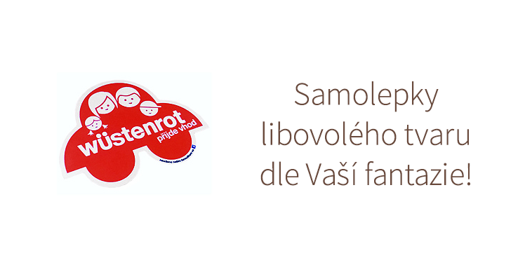 Samolepky libovolného tvaru. Fantazii se meze nekladou!